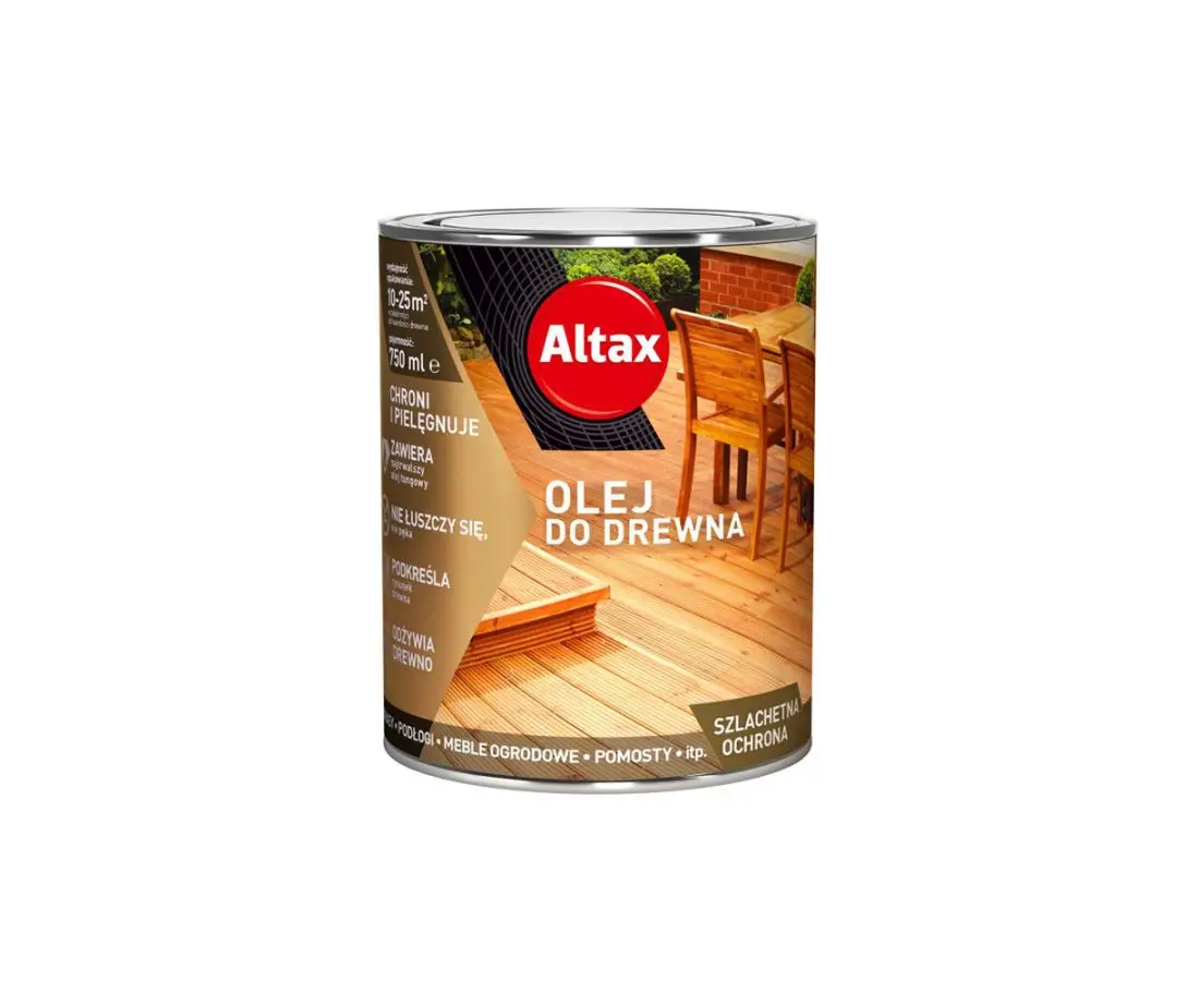ზეთი ტერასებისთვის 750 ML (თეთრი) — ლაქი